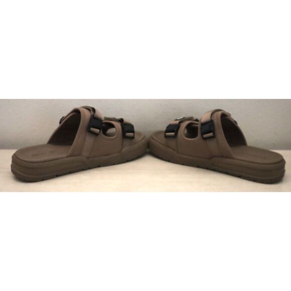 Seichi Men\'s Sz 10 Taupe Sandoru Ichi Comfort Slide Sandals